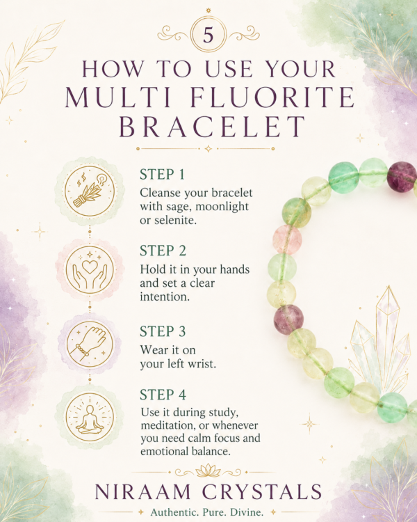 Multi Fluorite Bracelet