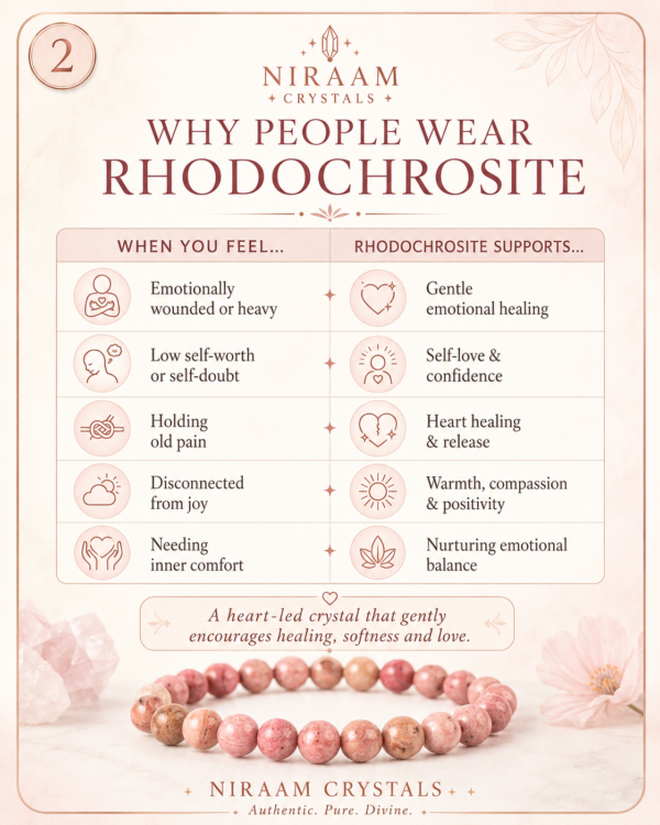Rhodochrosite Bracelet