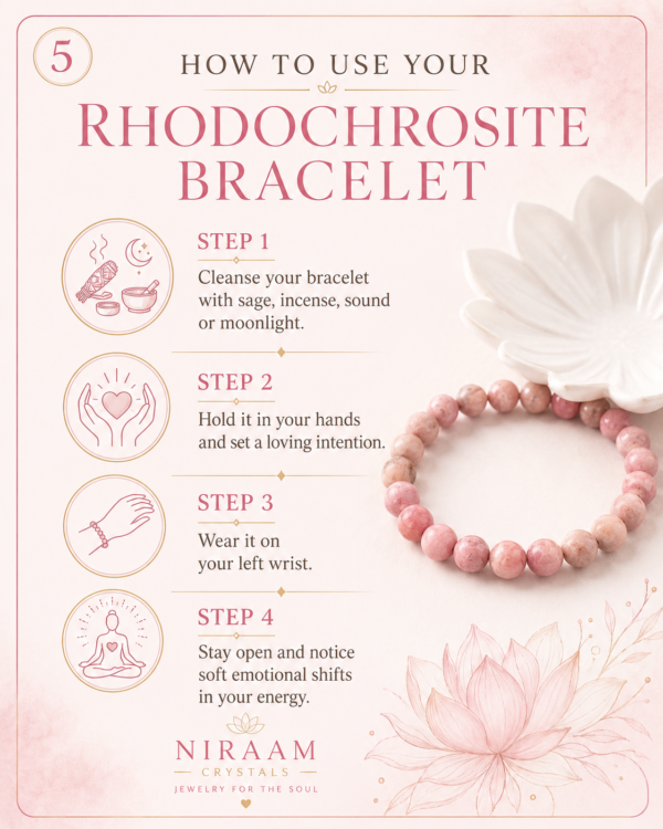 Rhodochrosite Bracelet