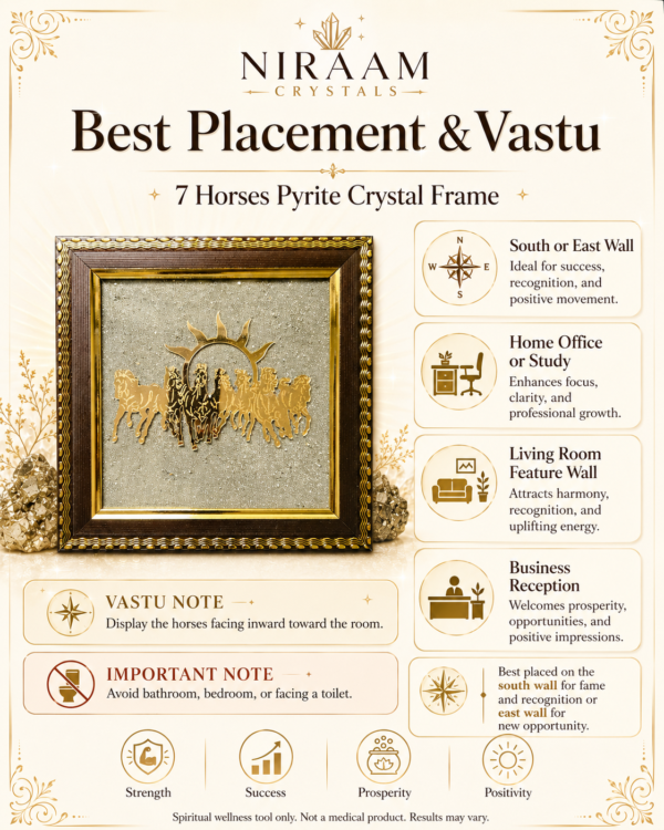 7 Horses Pyrite Frame