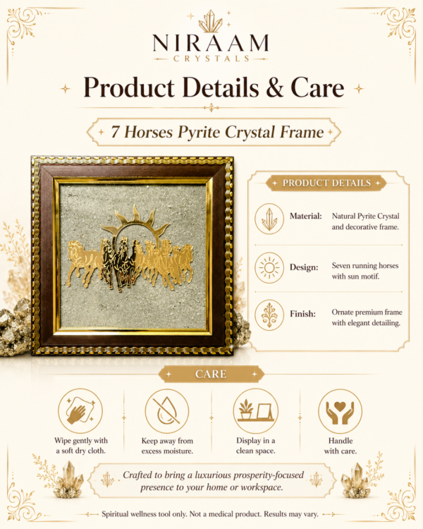 7 Horses Pyrite Frame