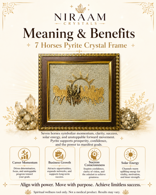 7 Horses Pyrite Frame