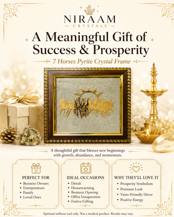 7 Horses Pyrite Frame