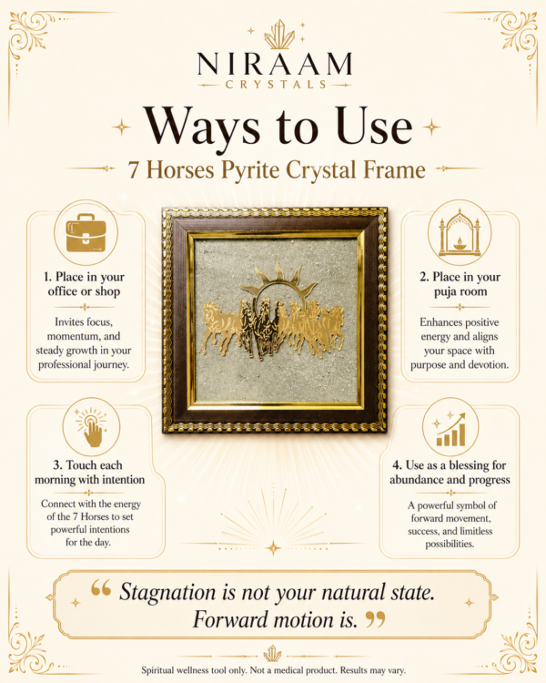 7 Horses Pyrite Frame
