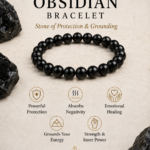 Black Obsidian Bracelet