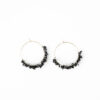 Black Tourmaline Jhumka