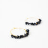 Blue Goldstone Jhumka