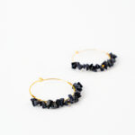 Blue Goldstone Jhumka