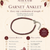 Garnet Anklet