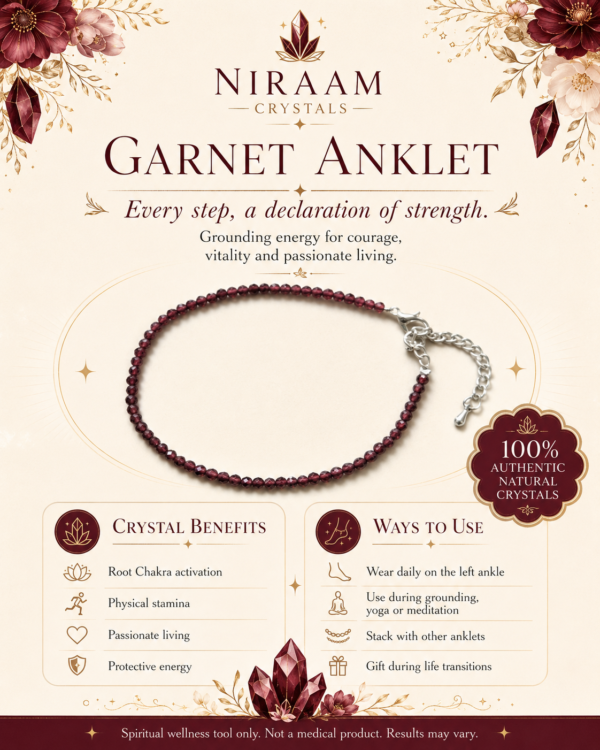Garnet Anklet
