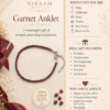 Garnet Anklet