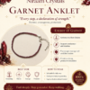 Garnet Anklet
