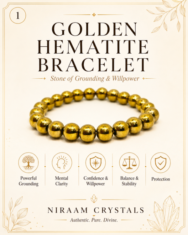 Golden Hematite Bracelet
