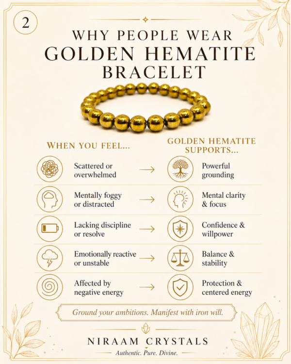 Golden Hematite Bracelet