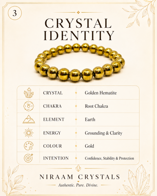 Golden Hematite Bracelet