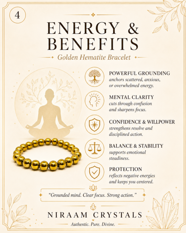 Golden Hematite Bracelet