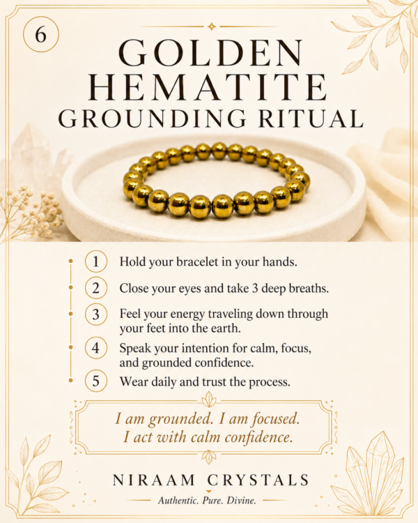 Golden Hematite Bracelet