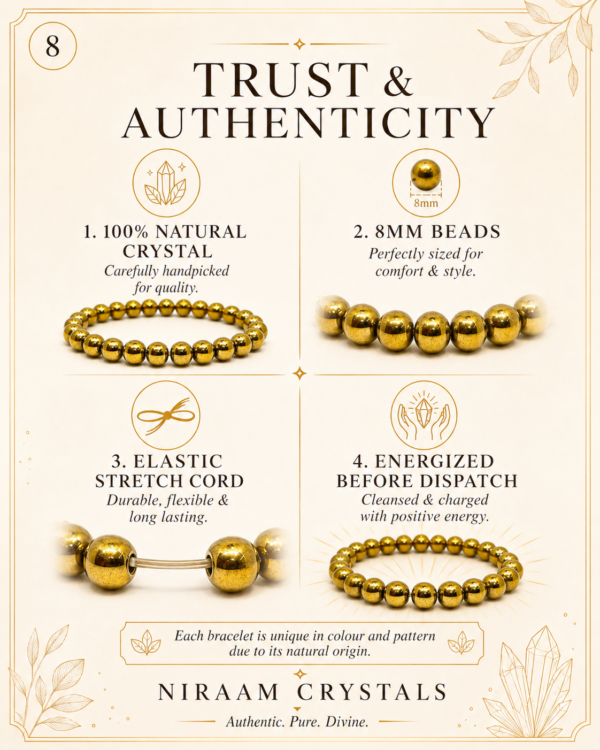 Golden Hematite Bracelet