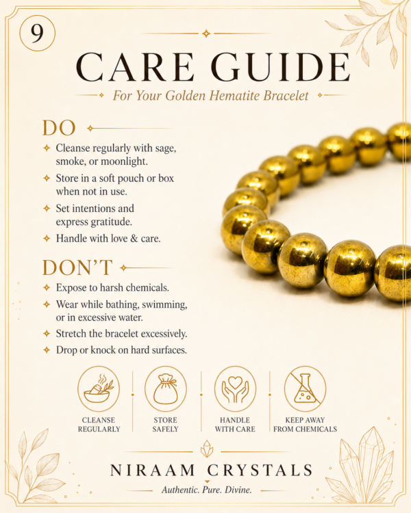 Golden Hematite Bracelet