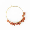 Golden Sunstone Jhumka