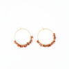 Golden Sunstone Jhumka
