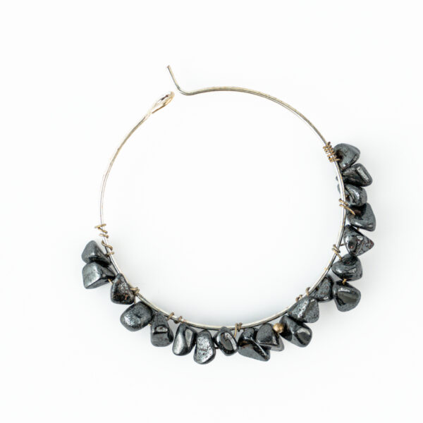 Hematite Jhumka