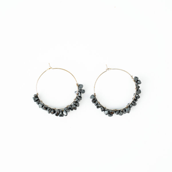 Hematite Jhumka