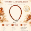Hessonite Anklet