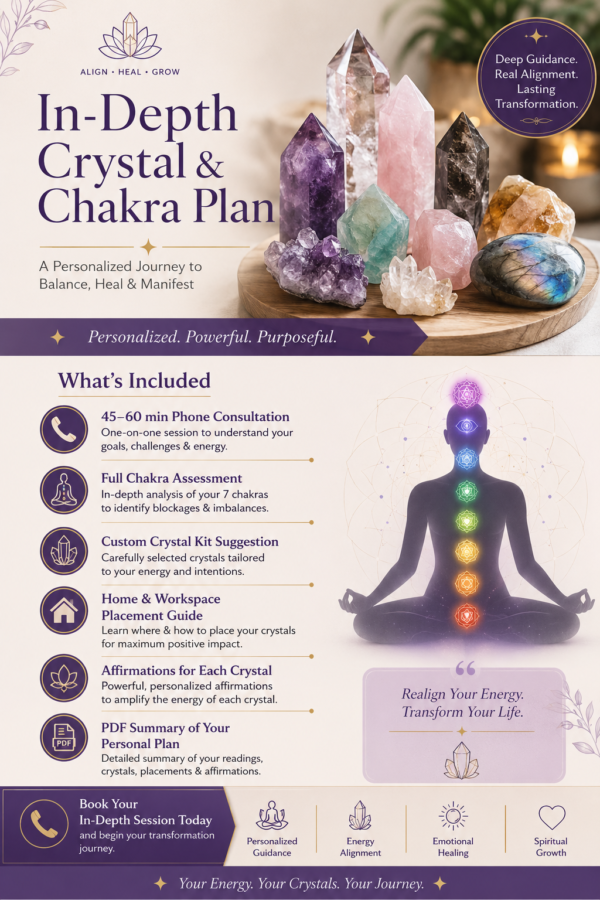 In-Depth Crystal & Chakra Plan