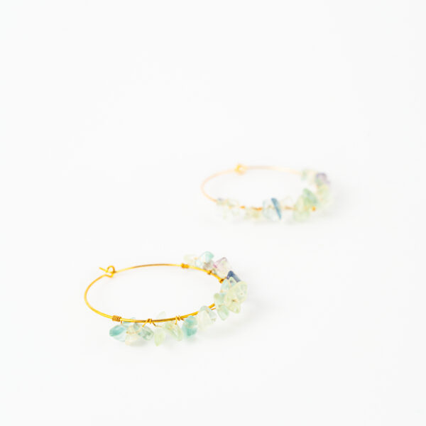 Multi Fluorite Jhumka