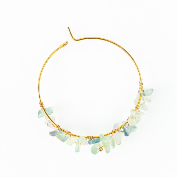 Multi Fluorite Jhumka