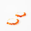 Orange Carnelian Jhumka