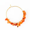 Orange Carnelian Jhumka