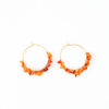 Orange Carnelian Jhumka