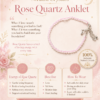 Rose Quartz Anklet