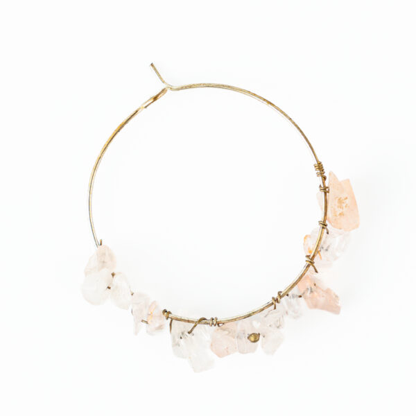 Rose Quartz Jhumka