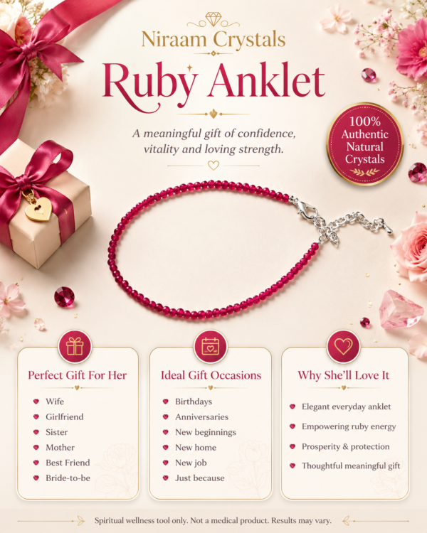 Ruby Anklet