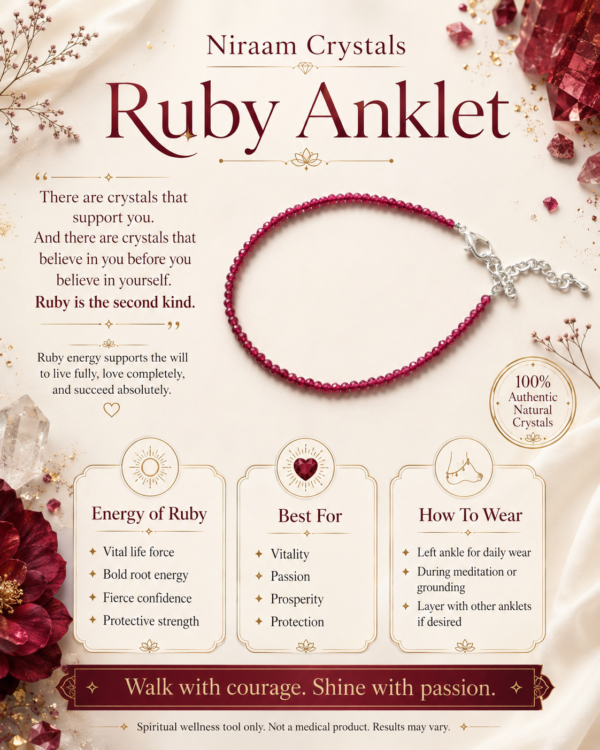 Ruby Anklet