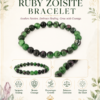 Ruby Zoisite Bracelet