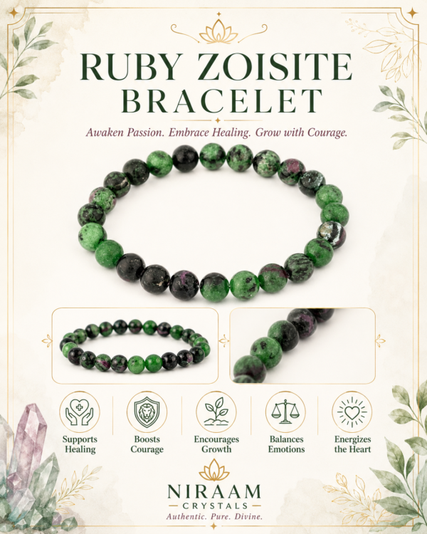 Ruby Zoisite Bracelet