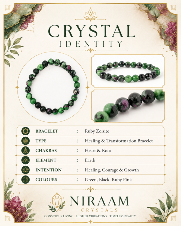 Ruby Zoisite Bracelet