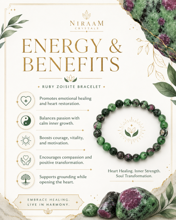 Ruby Zoisite Bracelet