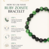Ruby Zoisite Bracelet