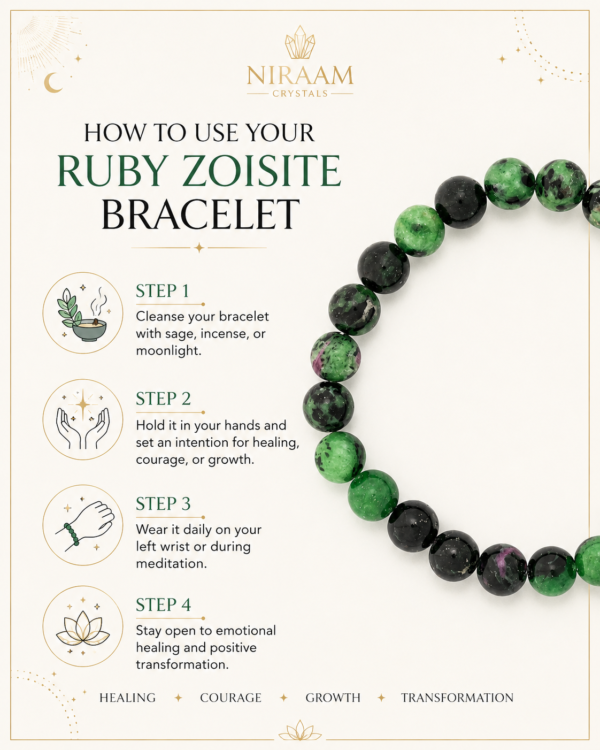 Ruby Zoisite Bracelet