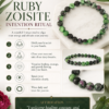 Ruby Zoisite Bracelet