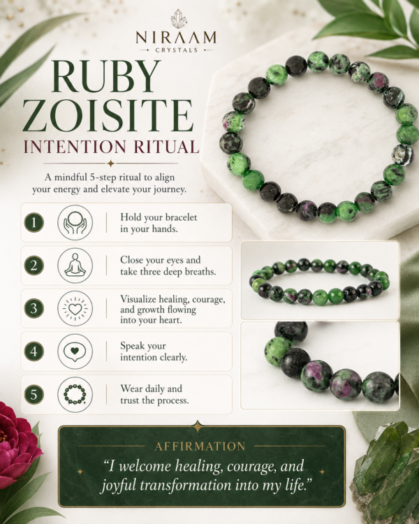 Ruby Zoisite Bracelet