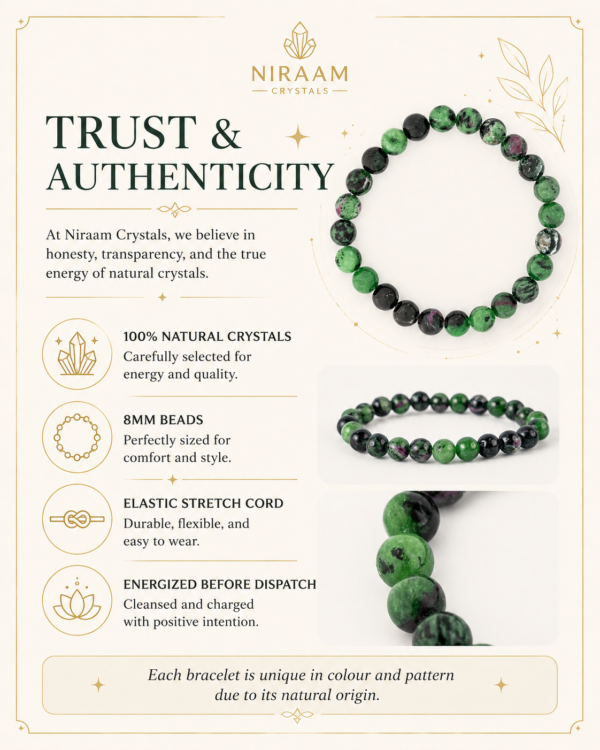 Ruby Zoisite Bracelet