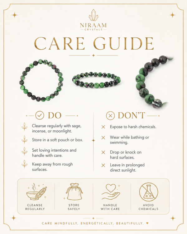 Ruby Zoisite Bracelet