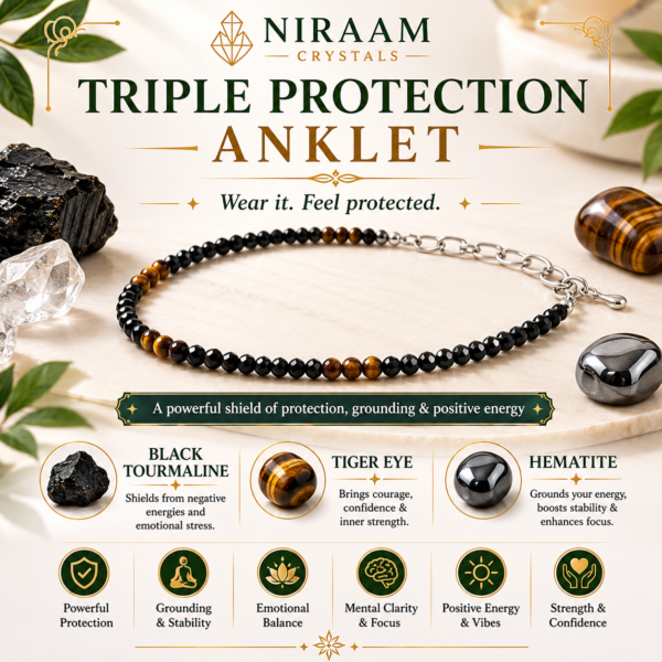 Triple Protection Anklet