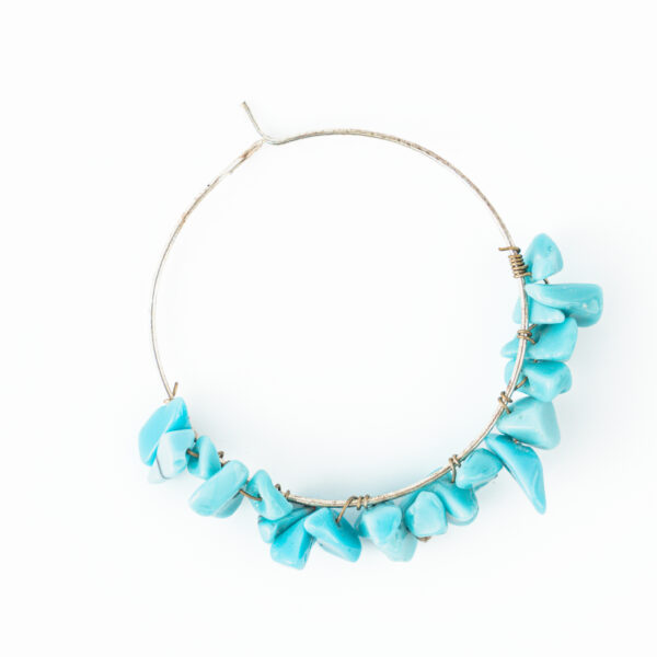 Turquoise Jhumka